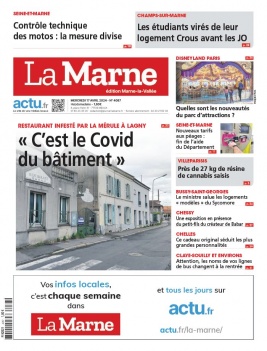 Lisez La Marne - Marne-la-Vallée du 17 avril 2024 sur ePresse.fr