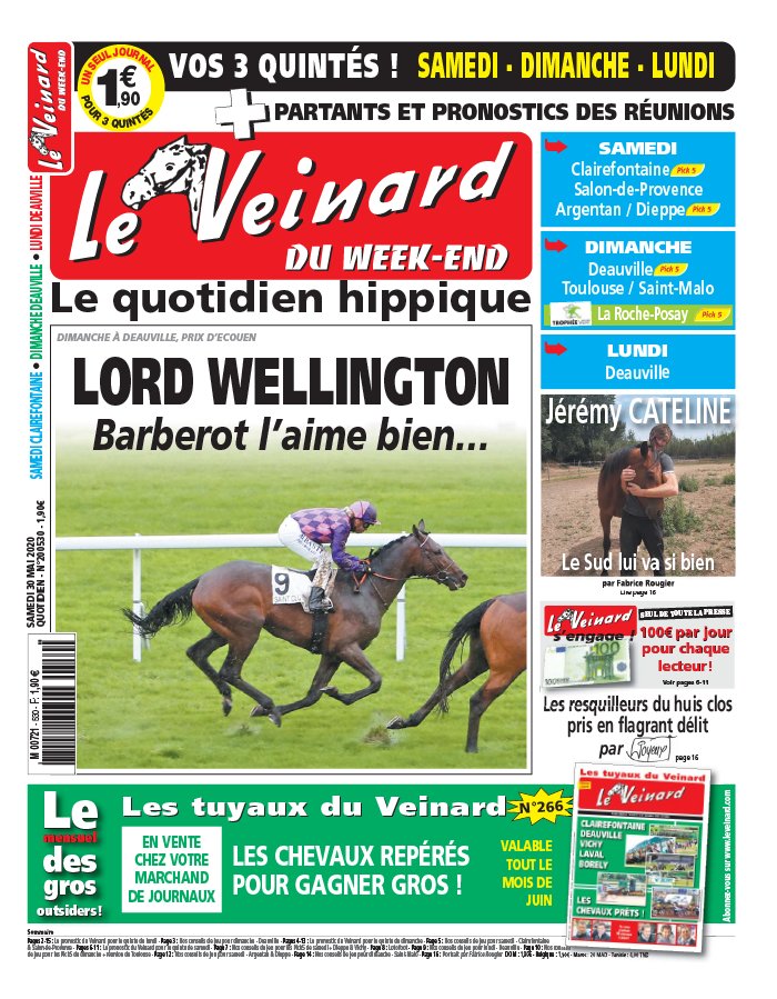 Le Veinard 30 mai 2020 Abonnement Le Veinard