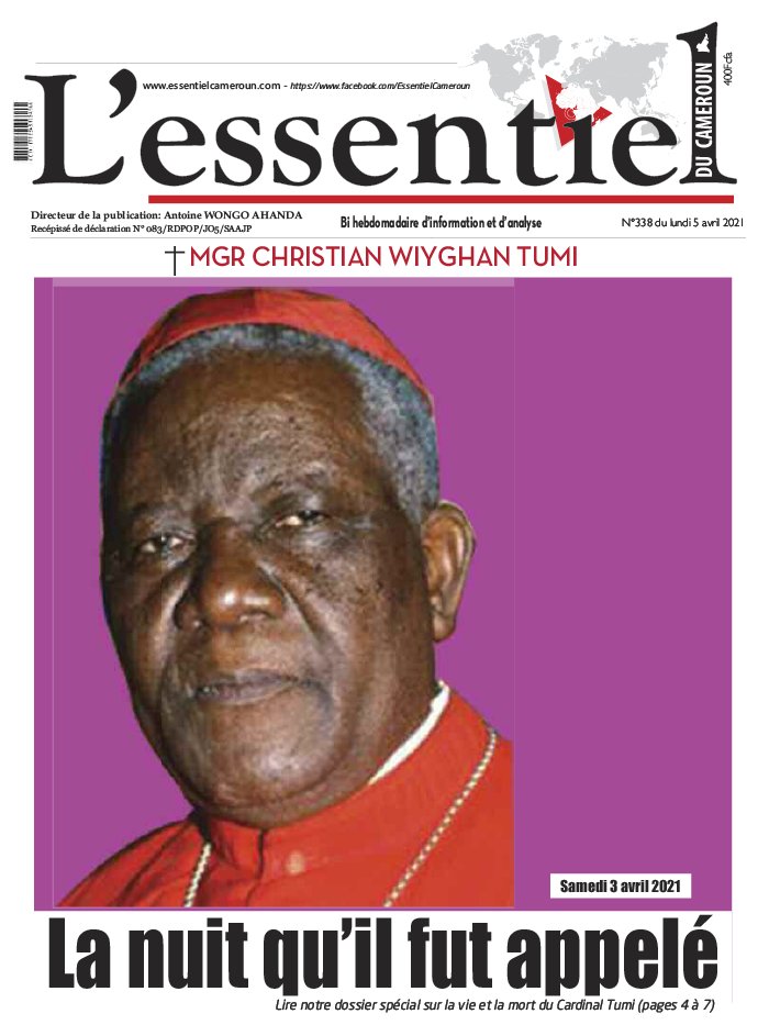 Lisez L'essentiel du Cameroun du 05 avril 2021 sur ePresse.fr
