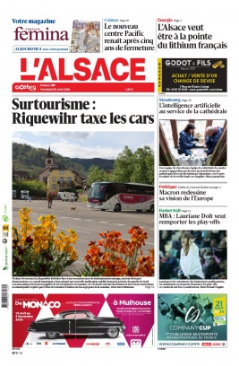 L'Alsace N°20240426 du 26 avril 2024 à télécharger sur iPad
