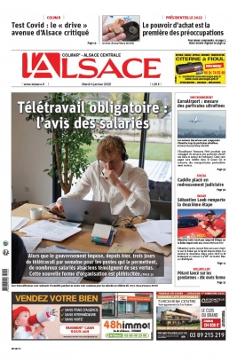 L'Alsace N°20220104 du 04 janvier 2022 à télécharger sur iPad