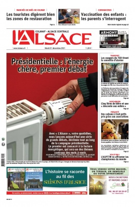L'Alsace N°20211221 du 21 décembre 2021 à télécharger sur iPad
