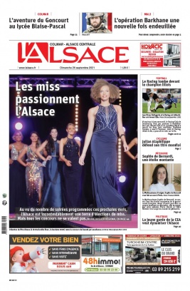 L'Alsace N°20210926 du 26 septembre 2021 à télécharger sur iPad