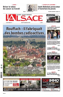 L'Alsace N°20210909 du 09 septembre 2021 à télécharger sur iPad