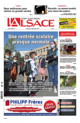 L'Alsace N°20210903 du 03 septembre 2021 à télécharger sur iPad