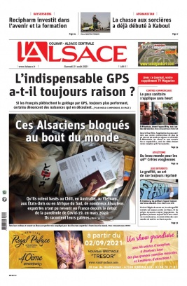 L'Alsace N°20210821 du 21 août 2021 à télécharger sur iPad