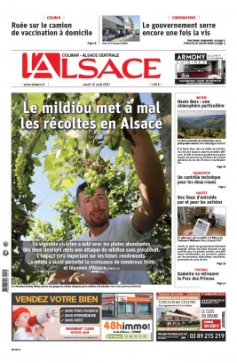 L'Alsace N°20210812 du 12 août 2021 à télécharger sur iPad