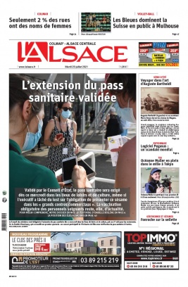 L'Alsace N°20210720 du 20 juillet 2021 à télécharger sur iPad