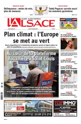 L'Alsace N°20210715 du 15 juillet 2021 à télécharger sur iPad