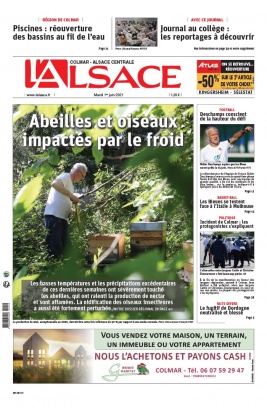 L'Alsace N°20210601 du 01 juin 2021 à télécharger sur iPad