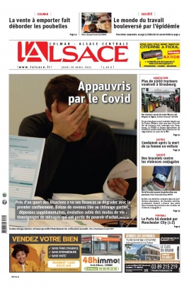 L'Alsace N°20210429 du 29 avril 2021 à télécharger sur iPad