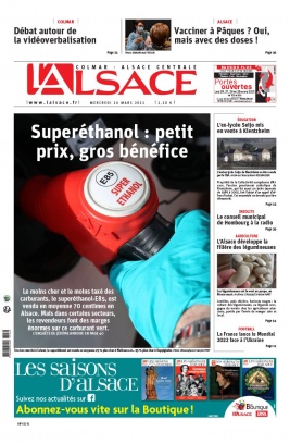 L'Alsace N°20210324 du 24 mars 2021 à télécharger sur iPad