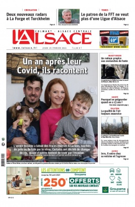 L'Alsace N°20210225 du 25 février 2021 à télécharger sur iPad
