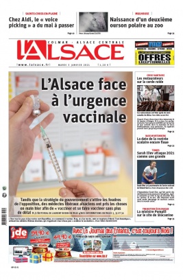 L'Alsace N°20210105 du 05 janvier 2021 à télécharger sur iPad