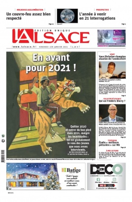 L'Alsace N°20210101 du 01 janvier 2021 à télécharger sur iPad