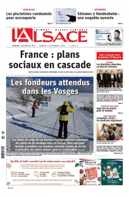L'Alsace N°20201205 du 05 décembre 2020 à télécharger sur iPad