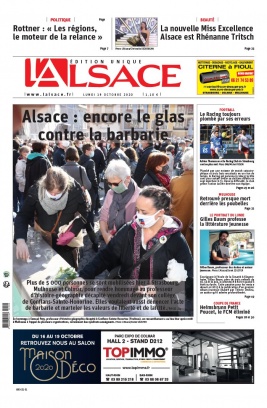 L'Alsace N°20201019 du 19 octobre 2020 à télécharger sur iPad