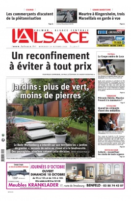 L'Alsace N°20201014 du 14 octobre 2020 à télécharger sur iPad