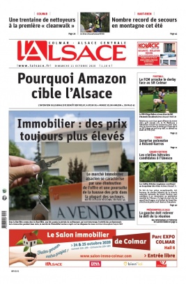 L'Alsace N°20201011 du 11 octobre 2020 à télécharger sur iPad