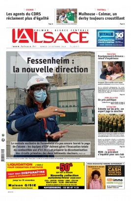 L'Alsace N°20201010 du 10 octobre 2020 à télécharger sur iPad