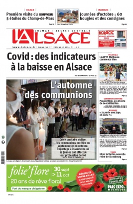 L'Alsace N°20200927 du 27 septembre 2020 à télécharger sur iPad