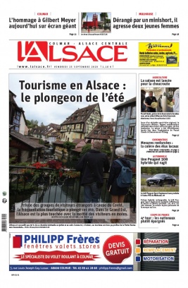L'Alsace N°20200925 du 25 septembre 2020 à télécharger sur iPad