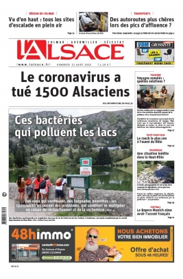 L'Alsace N°20200821 du 21 août 2020 à télécharger sur iPad