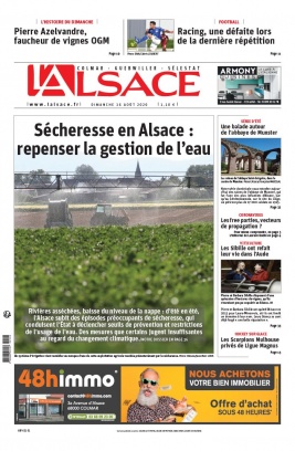 L'Alsace N°20200816 du 16 août 2020 à télécharger sur iPad