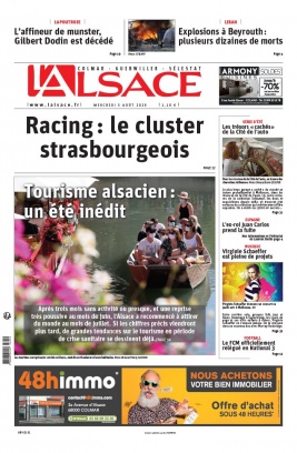 L'Alsace N°20200805 du 05 août 2020 à télécharger sur iPad