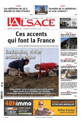 L'Alsace N°20200719 du 19 juillet 2020 à télécharger sur iPad