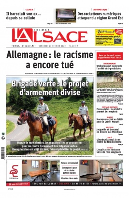 L'Alsace N°20200221 du 21 février 2020 à télécharger sur iPad