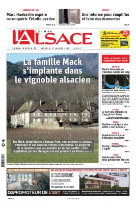 L'Alsace N°20200117 du 17 janvier 2020 à télécharger sur iPad