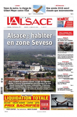 L'Alsace N°20200104 du 04 janvier 2020 à télécharger sur iPad