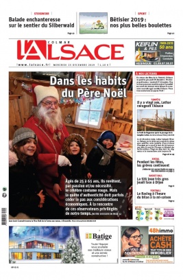 L'Alsace N°20191225 du 25 décembre 2019 à télécharger sur iPad