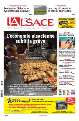 L'Alsace N°20191219 du 19 décembre 2019 à télécharger sur iPad