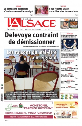 L'Alsace N°20191217 du 17 décembre 2019 à télécharger sur iPad