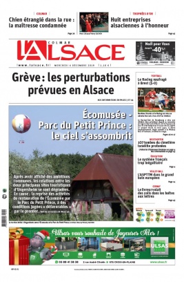 L'Alsace N°20191204 du 04 décembre 2019 à télécharger sur iPad