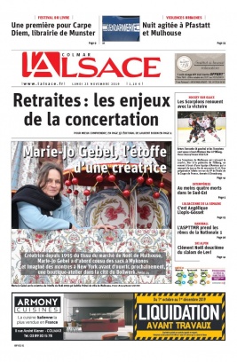 L'Alsace N°20191125 du 25 novembre 2019 à télécharger sur iPad