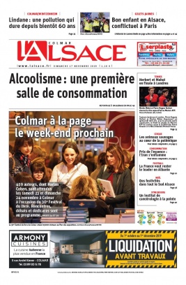 L'Alsace N°20191117 du 17 novembre 2019 à télécharger sur iPad