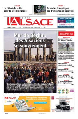 L'Alsace N°20191108 du 08 novembre 2019 à télécharger sur iPad