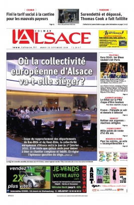 L'Alsace N°20190924 du 24 septembre 2019 à télécharger sur iPad
