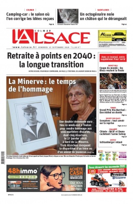 L'Alsace N°20190913 du 13 septembre 2019 à télécharger sur iPad