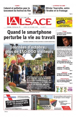 L'Alsace N°20191014 du 14 octobre 2019 à télécharger sur iPad