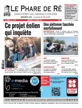 Le Phare de Ré 13 octobre 2021 Abonnement Le Phare de Ré Pas Cher avec le BOUQUET INFO ePresse.fr