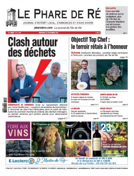 Le Phare de Ré 22 septembre 2021 Abonnement Le Phare de Ré Pas Cher avec le BOUQUET INFO ePresse.fr