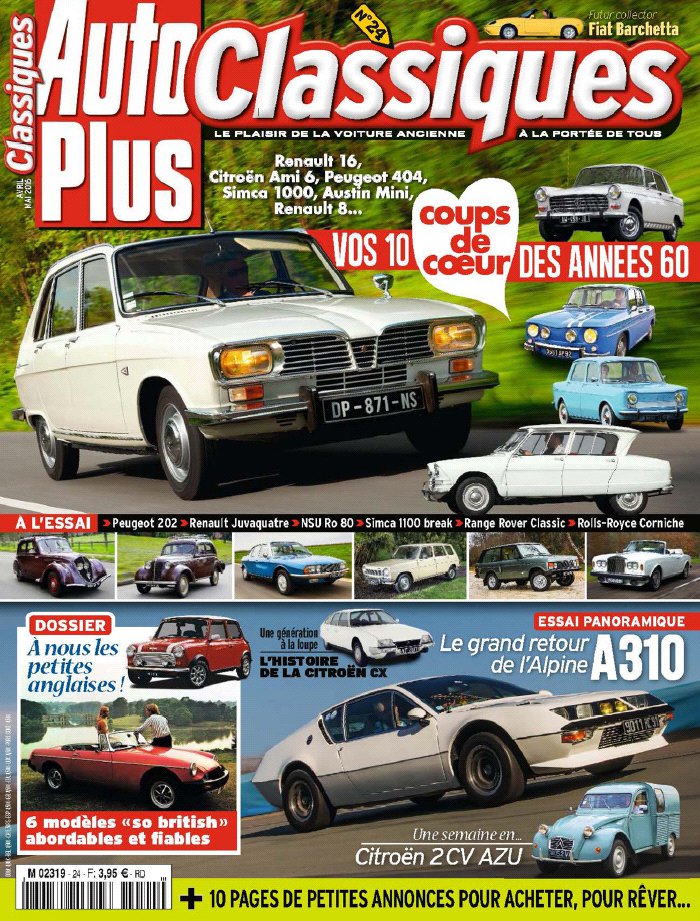 Auto Plus Classique N°24 du 06 avril 2016 à télécharger sur iPad