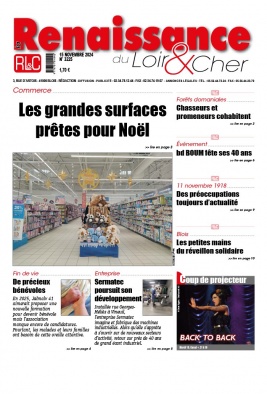 Lisez La Renaissance du Loir-et-Cher du 15 novembre 2024 sur ePresse.fr