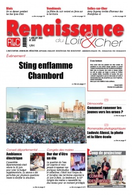 Lisez La Renaissance du Loir-et-Cher du 01 juillet 2022 sur ePresse.fr