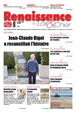 La Renaissance du Loir-et-Cher N°2935 du 26 avril 2019 à télécharger sur iPad