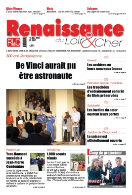 La Renaissance du Loir-et-Cher N°2937 du 10 mai 2019 à télécharger sur iPad